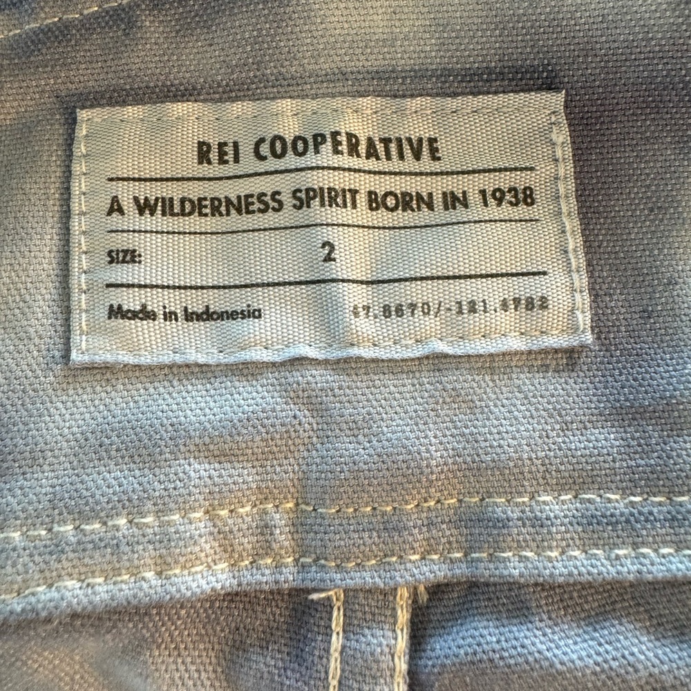 REI Cooperative Trailsmith Bib Overalls Hard to Find women's size 2 - Picture 8 of 9
